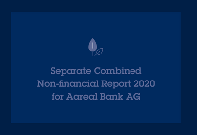 Separate Combined Non-financial Report 2020 for Aareal Bank AG