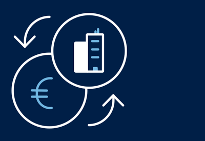 Icon: Transaction highlights of Aareal Bank’ Structured Property Financing business segment.